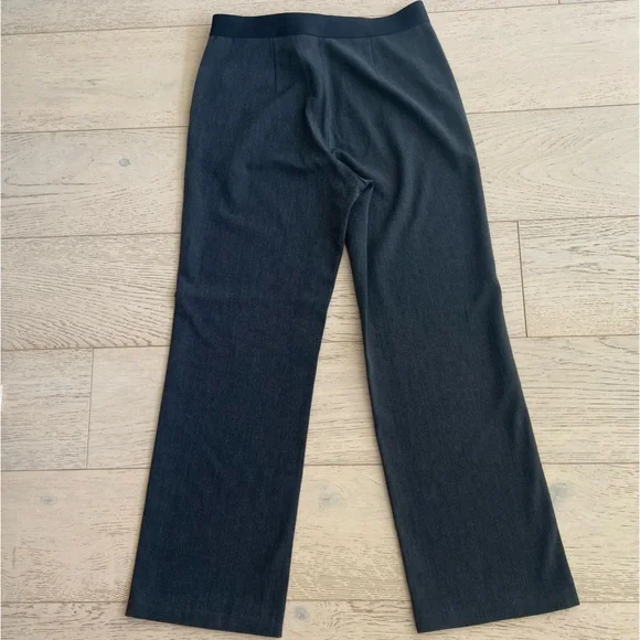 ARITZIA BABATON Brown Wide Leg Ankle Pant Size 6 Side Zip Elastic Back EUC - Picture 3 of 8